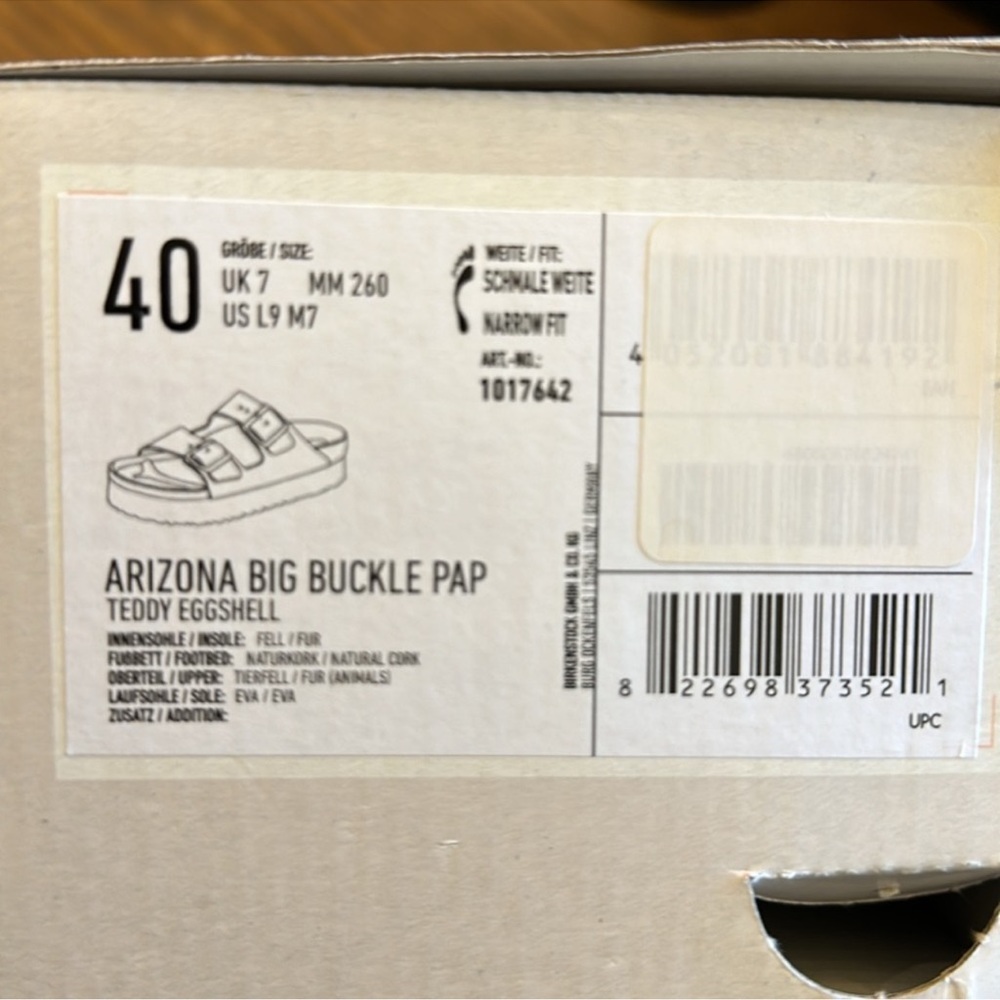 Arizona Teddy Birkenstock-